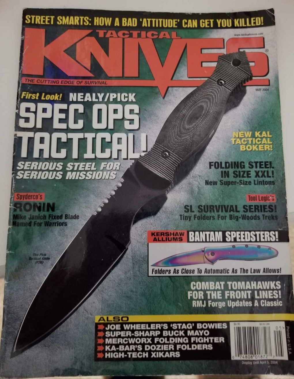 Tactical Knives Spec Ops UKF Kenpo